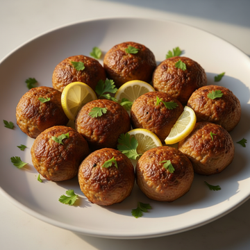Shahi Halwa Gola Kabab in Beef and Chicken options